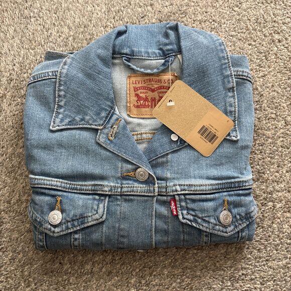 Levi's Ladies' Trucker Denim Jacket | Light Blue - Picture 1 of 2